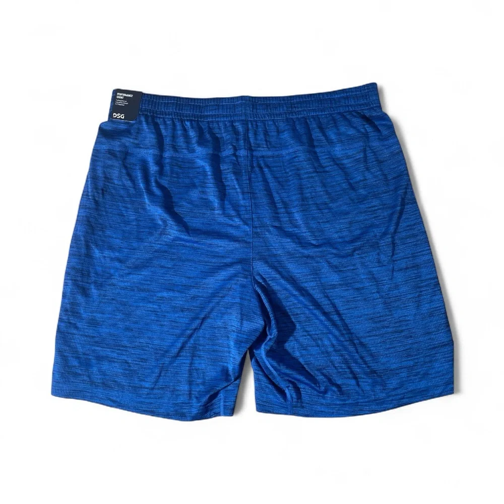 C14- DSG Men's 2X performance shorts NWT New Vibrant Blue Athletic Shorts
